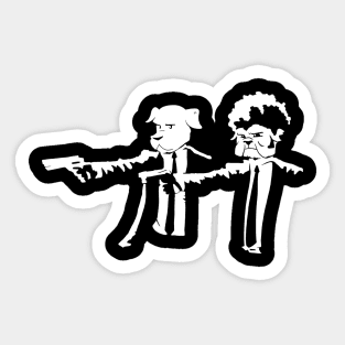 Pup Fiction (no words) Sticker